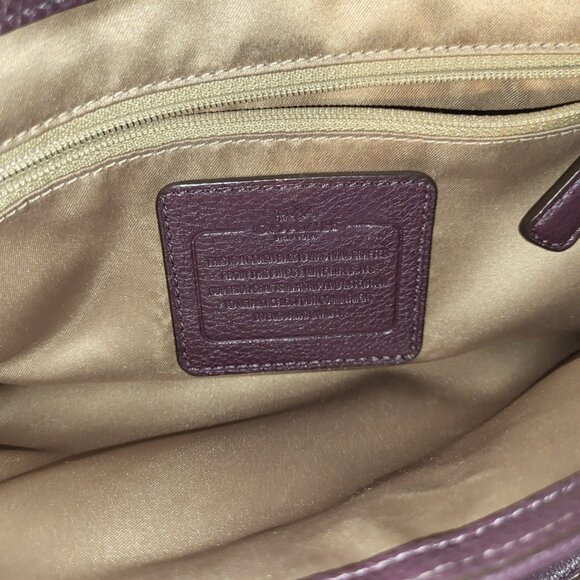 Authentic Coach Burgundy Crossbody, Model #F28725, Excellent, Like New Condition - Picture 6 of 12